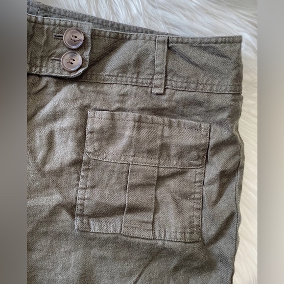 The Limited linen shorts size 6 - Picture 2 of 4